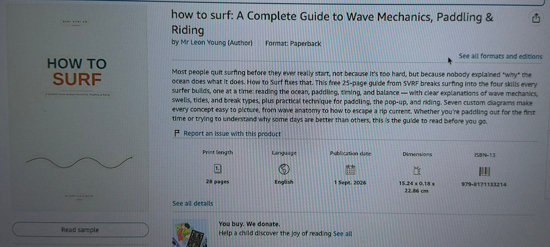 How To Surf - SVRF field guide