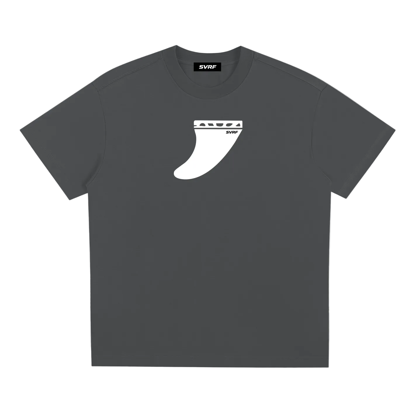 Single Fin Grey Tee