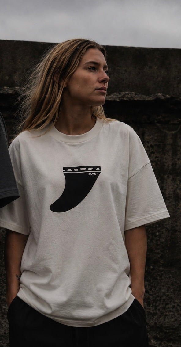 Single fin Off-White Tee