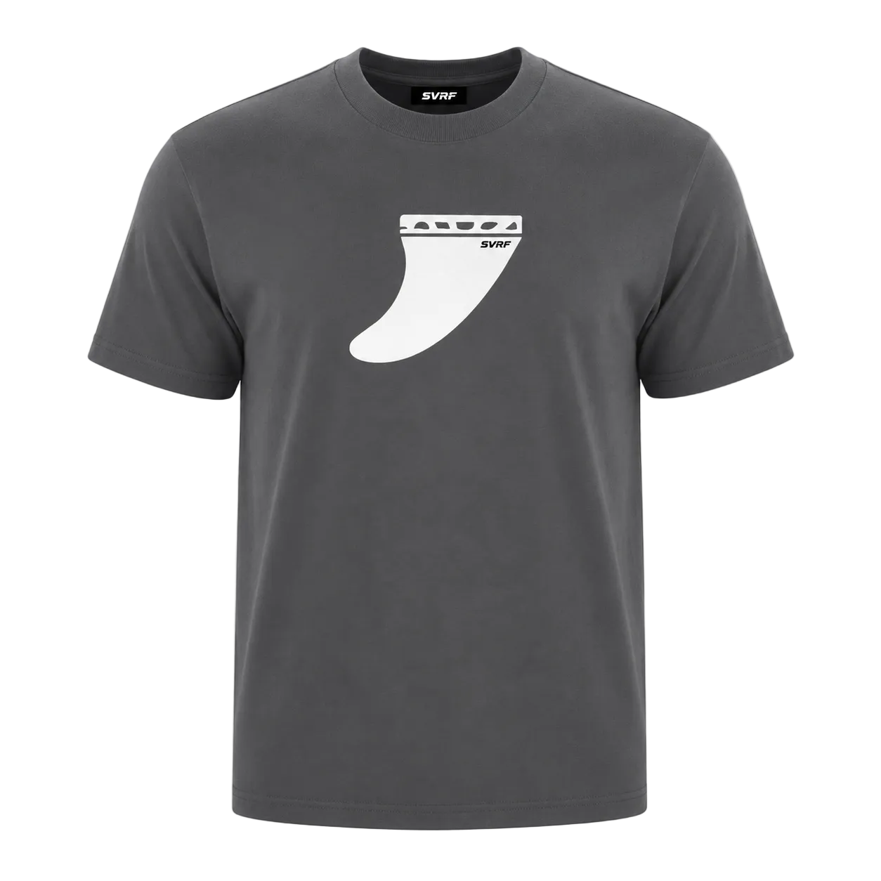 Single Fin Grey Tee