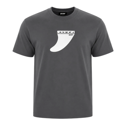 Single Fin Grey Tee