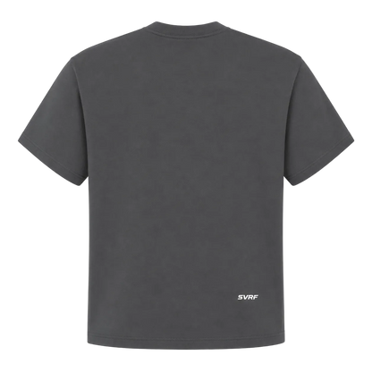 Single Fin Grey Tee