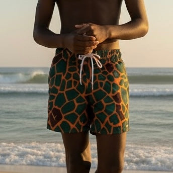 Giraffe Print Shorts