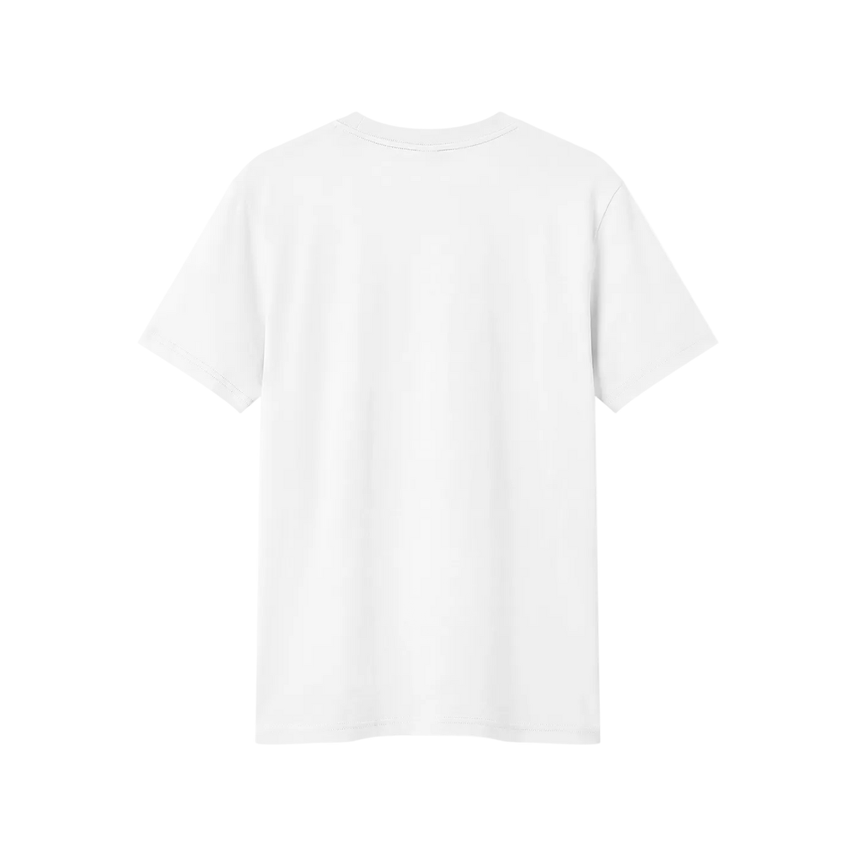 SVRF Ballpoint Tee in white, back view