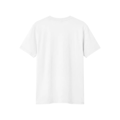 SVRF Ballpoint Tee in white, back view
