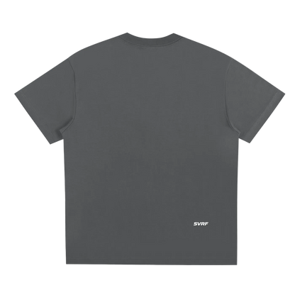 Single Fin Grey Tee