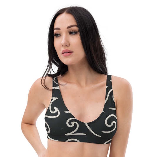 Breaker Wave Recycled Padded Surf Bikini Top
